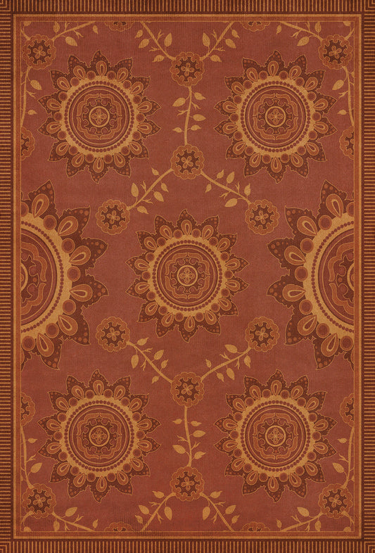 Pattern 44 Parisian 38x56 Vintage Vinyl Floorcloth