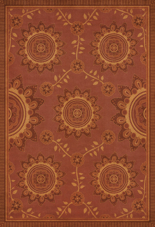 Pattern 44 Parisian 52x76 Vintage Vinyl Floorcloth