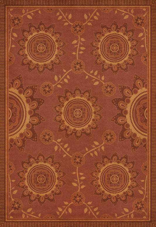 Pattern 44 Parisian 70x102 Vintage Vinyl Floorcloth
