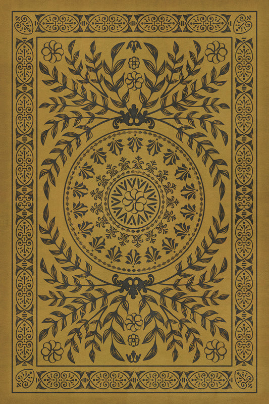 Pattern 40 Alhambra 20x30 Vintage Vinyl Floorcloth
