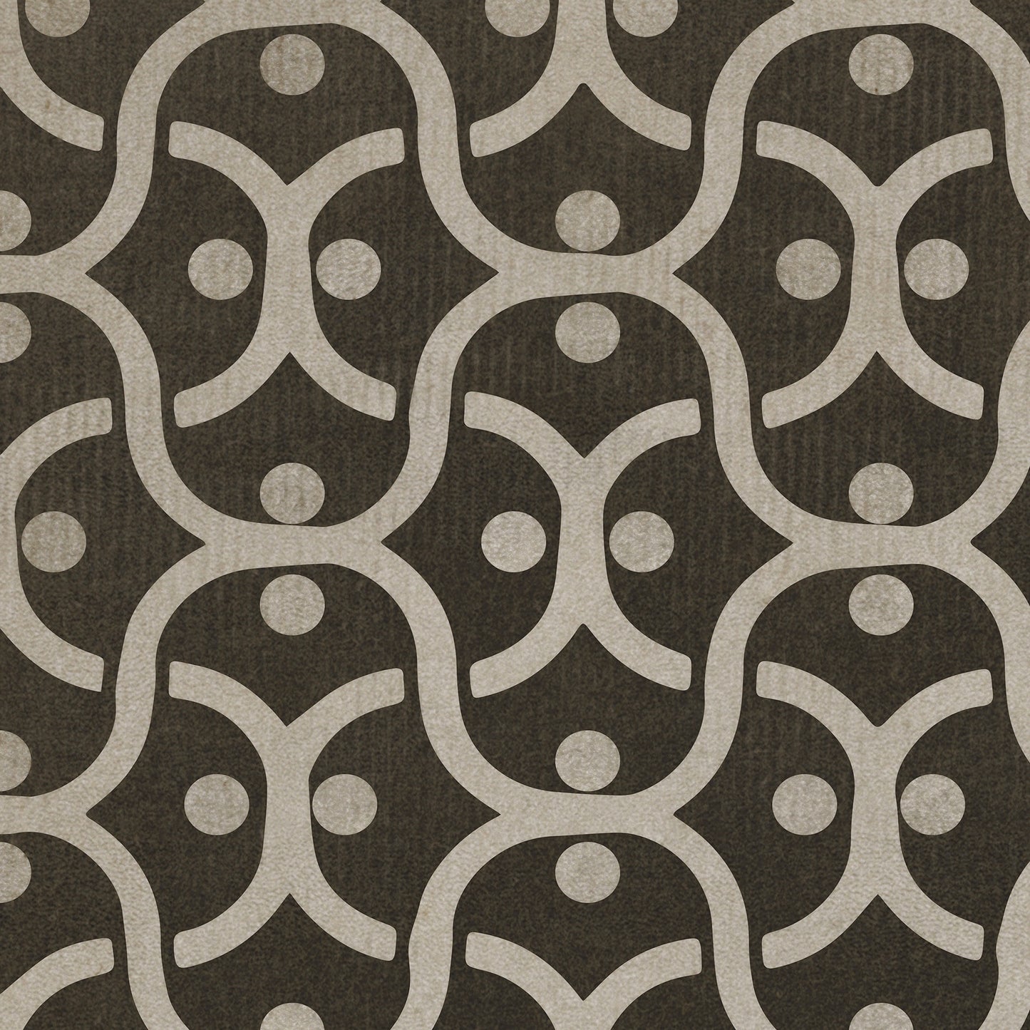 Pattern 47 Black Russian 38x56 Vintage Vinyl Floorcloth