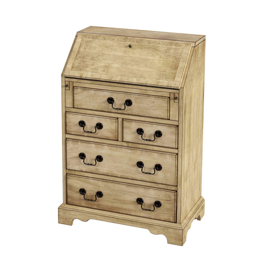 Butler Specialty Company, Danforth 5-Drawer Secretary, Beige