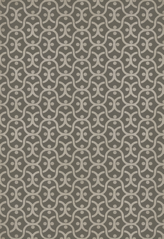 Pattern 47 Grey Matter 70x102 Vintage Vinyl Floorcloth