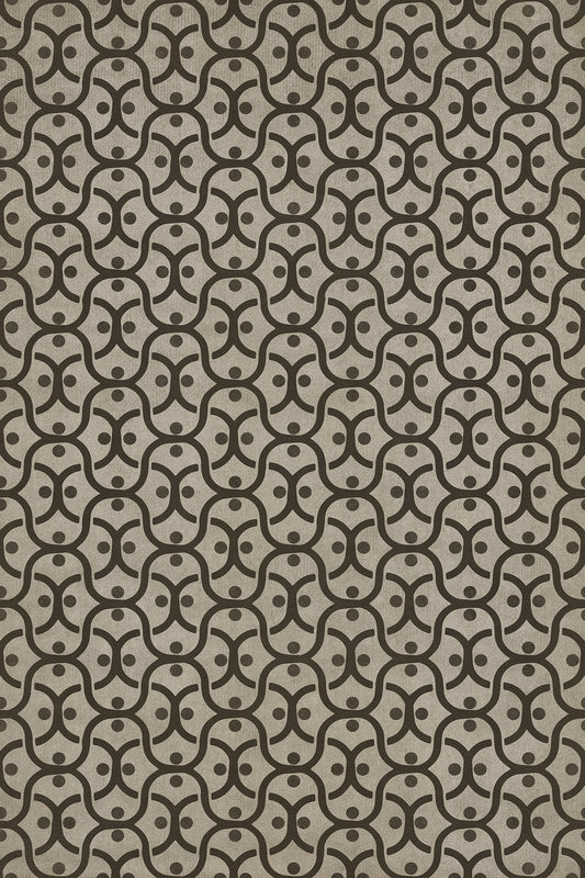 Pattern 47 Wired 20x30 Vintage Vinyl Floorcloth