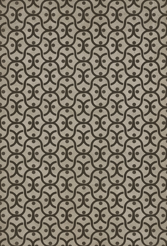 Pattern 47 Wired 38x56 Vintage Vinyl Floorcloth