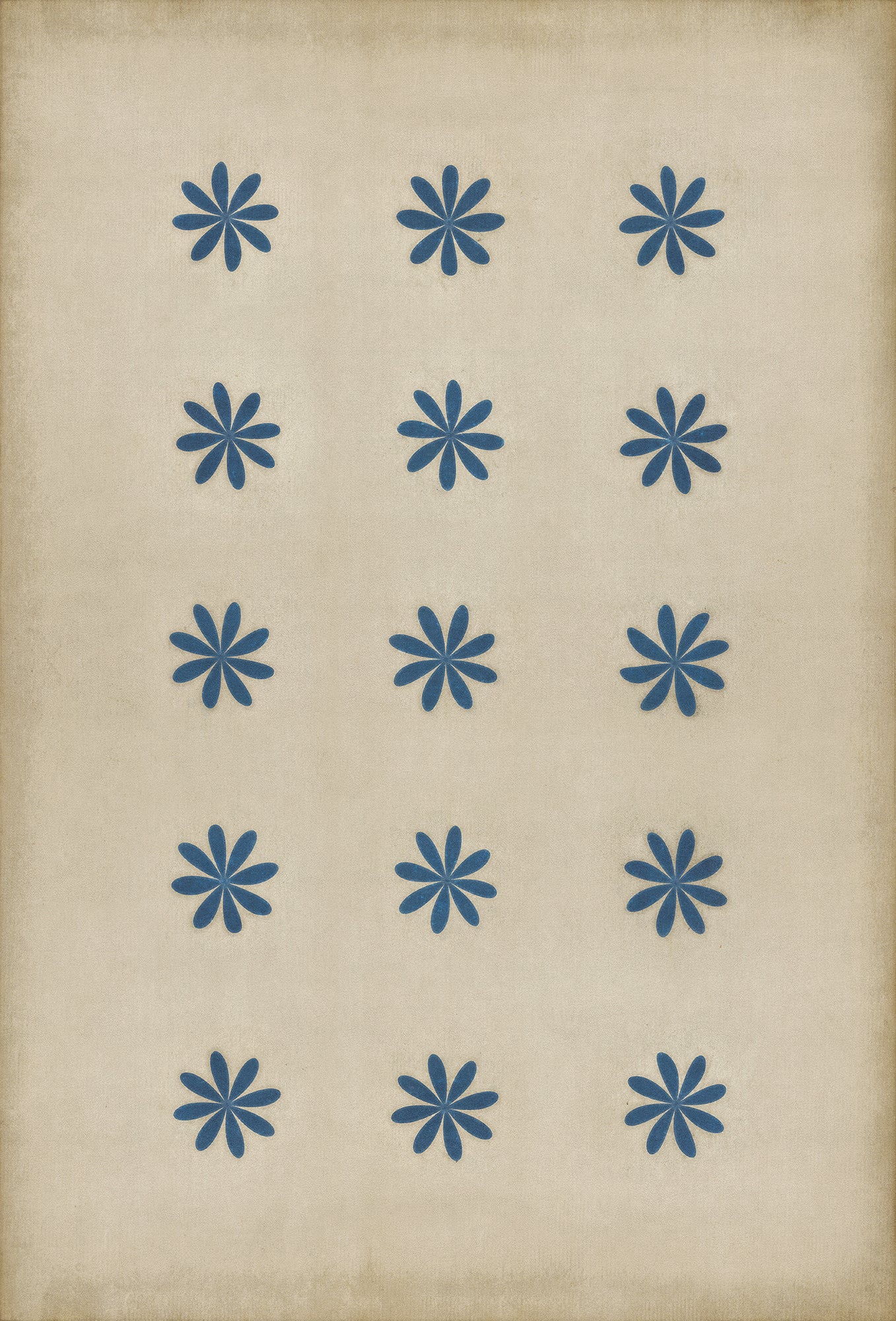 Pattern 48 Cloche 38x56 Vintage Vinyl Floorcloth