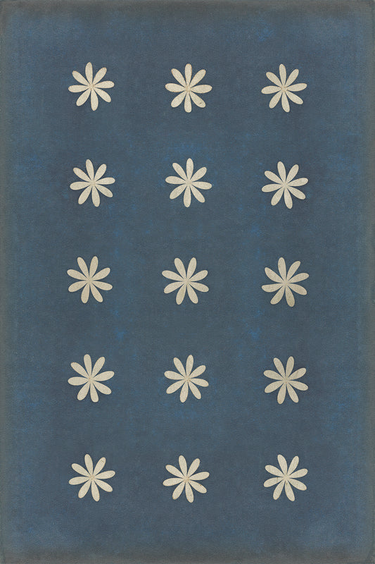 Pattern 48 Kibbutz 20x30 Vintage Vinyl Floorcloth