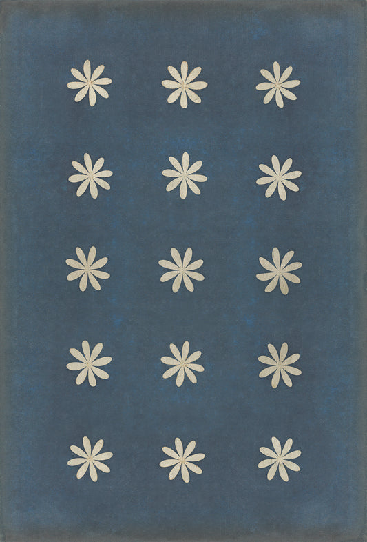 Pattern 48 Kibbutz 38x56 Vintage Vinyl Floorcloth