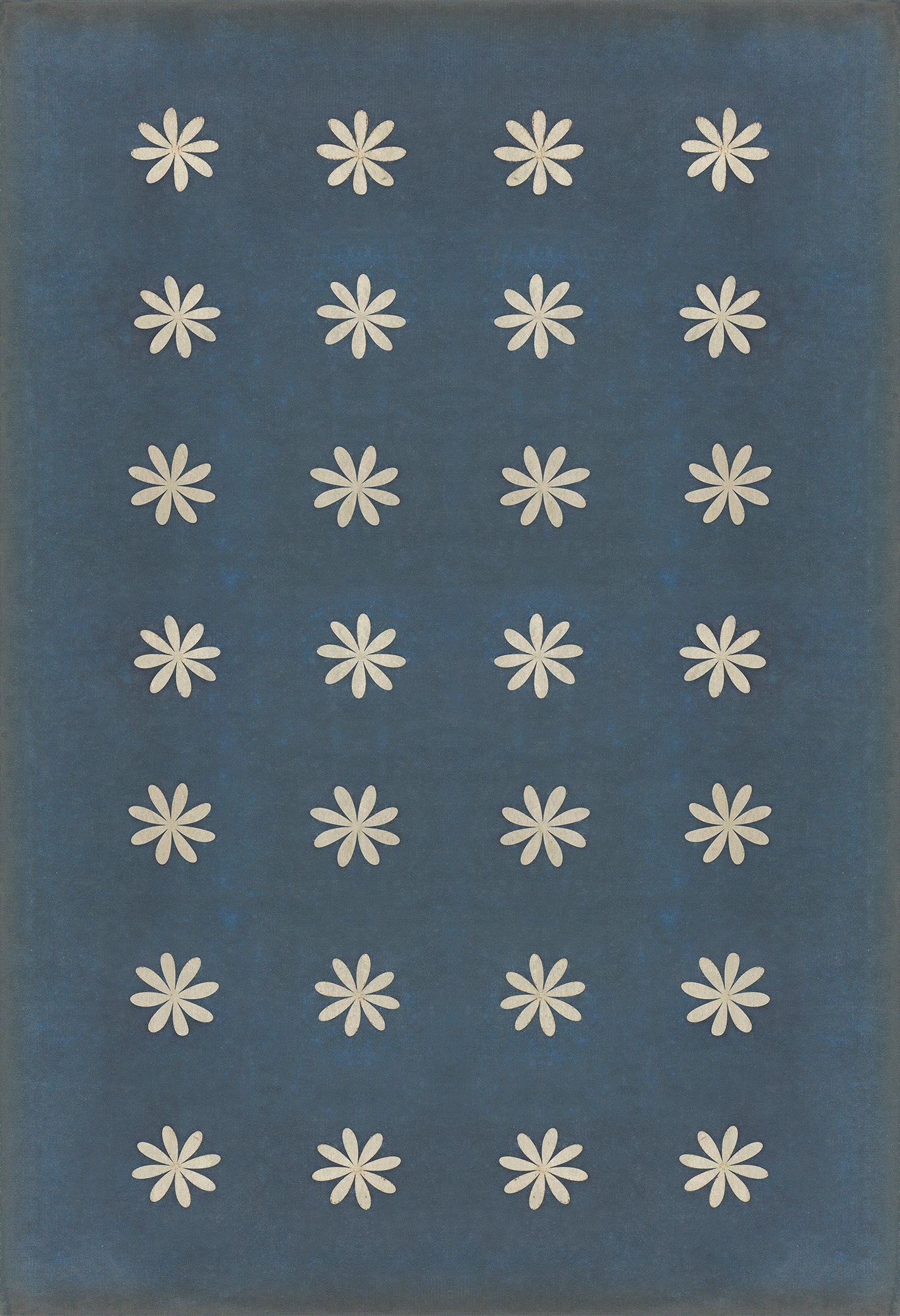Pattern 48 Kibbutz 52x76 Vintage Vinyl Floorcloth