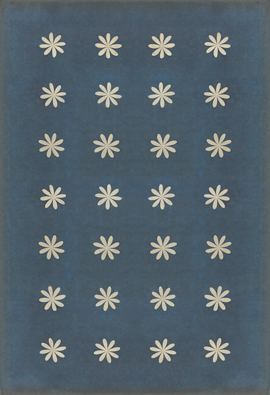 Pattern 48 Kibbutz 52x76 Vintage Vinyl Floorcloth