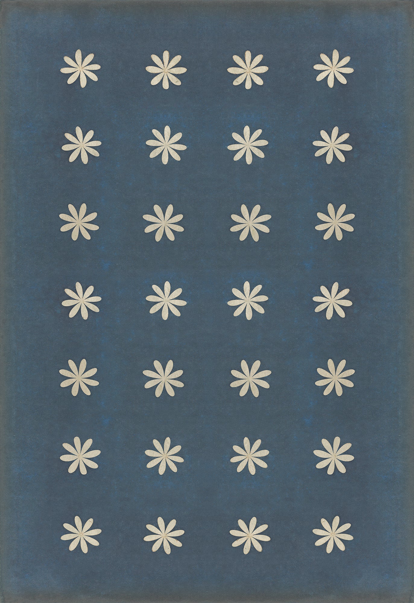 Pattern 48 Kibbutz 70x102 Vintage Vinyl Floorcloth
