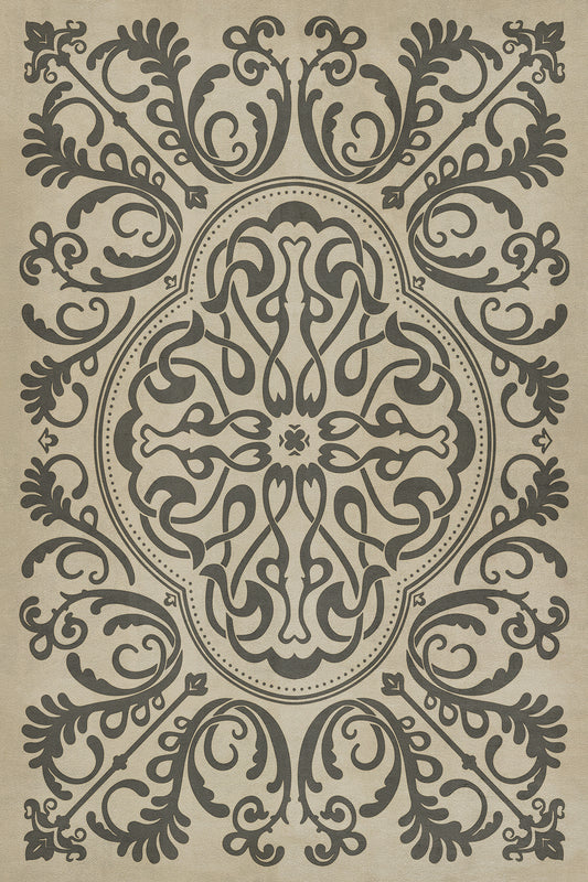 Pattern 39 Crazy Eights 20x30 Vintage Vinyl Floorcloth