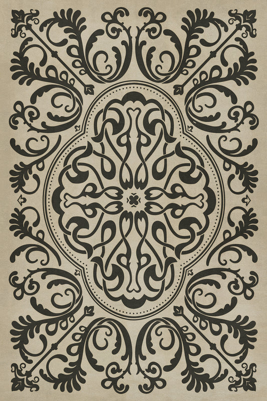 Pattern 39 Texas HoldEm 20x30 Vintage Vinyl Floorcloth