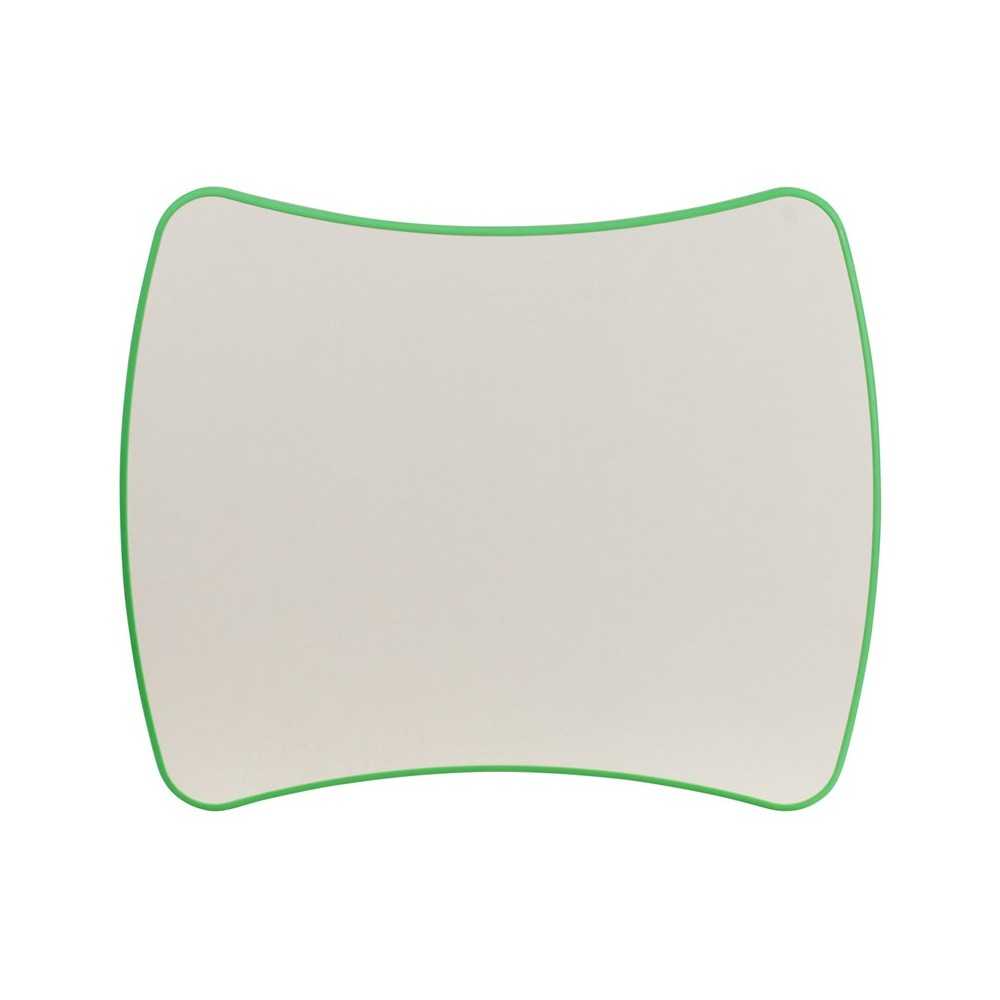 21.875''W x 26.625''L Rectangular Green Plastic Height Adjustable Activity Table with Gray Top