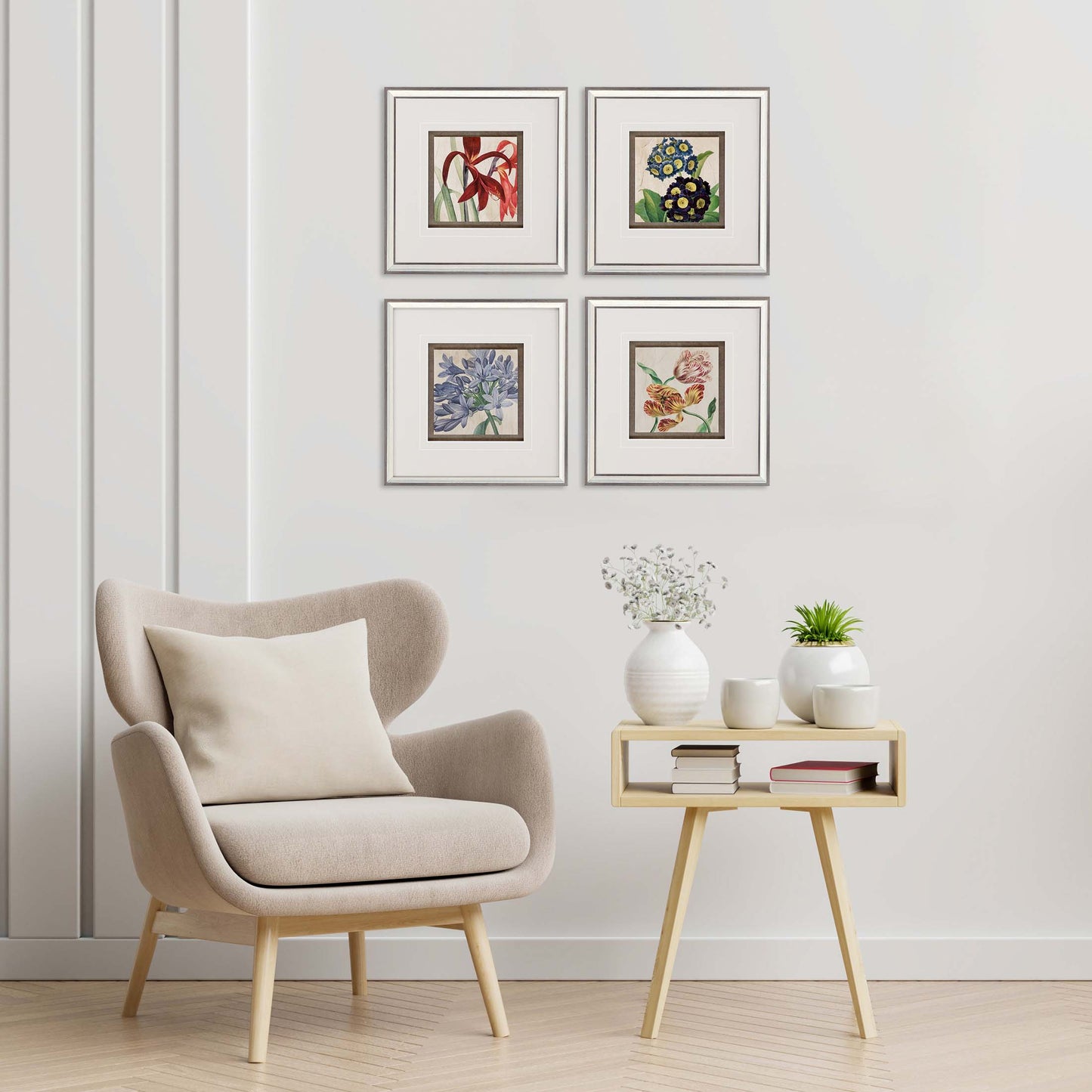 Paragon Heirloom Florals III S/4