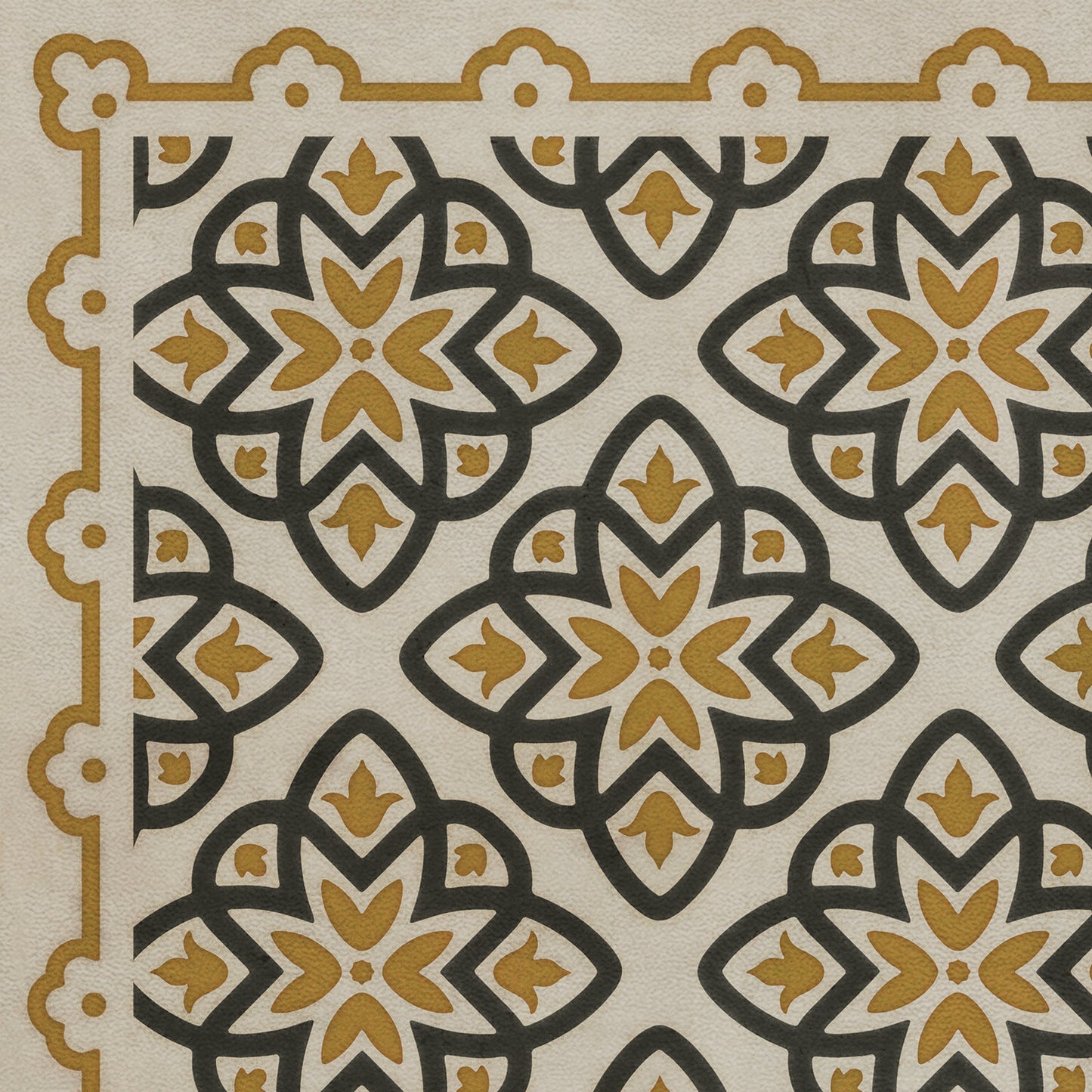 Pattern 45 Auratus 38x56 Vintage Vinyl Floorcloth