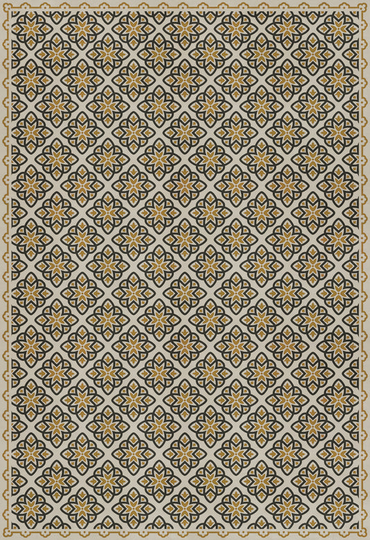 Pattern 45 Auratus 120x175 Vintage Vinyl Floorcloth
