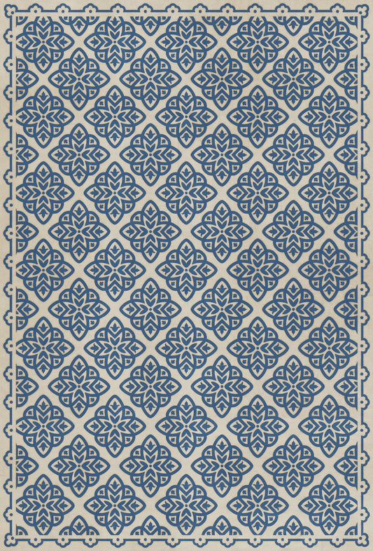 Pattern 45 Eburneus 38x56 Vintage Vinyl Floorcloth