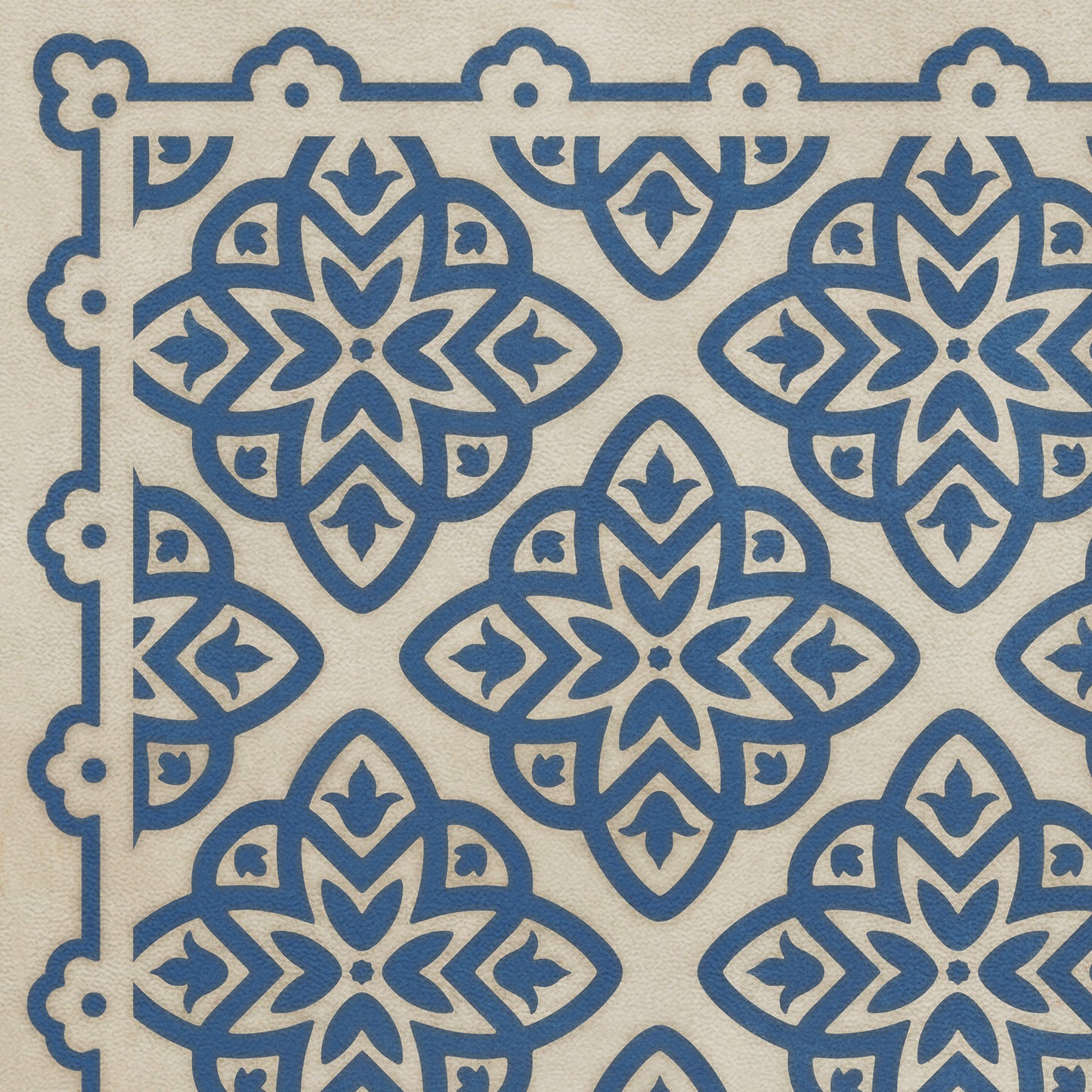 Pattern 45 Eburneus 38x56 Vintage Vinyl Floorcloth