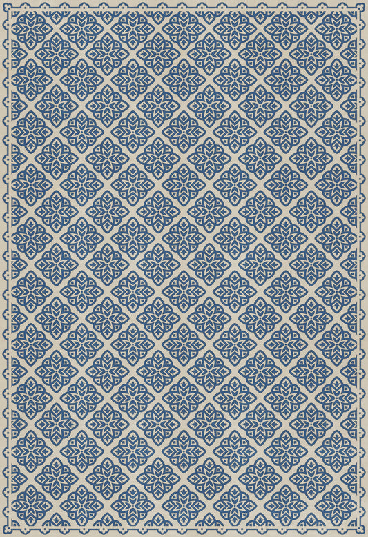 Pattern 45 Eburneus 96x140 Vintage Vinyl Floorcloth