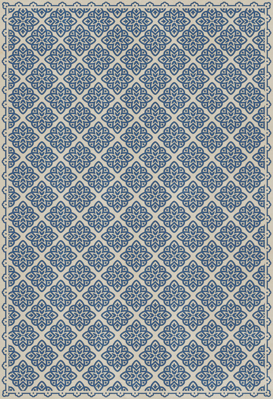 Pattern 45 Eburneus 120x175 Vintage Vinyl Floorcloth