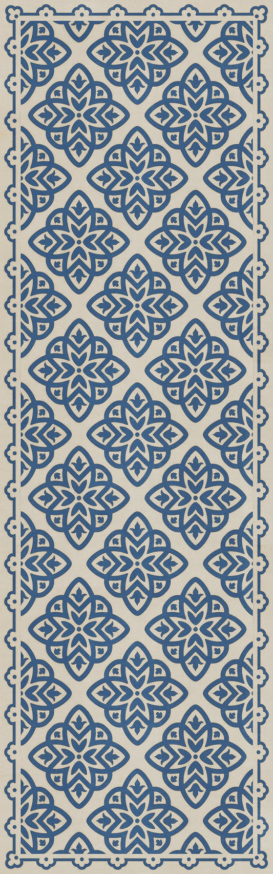 Pattern 45 Eburneus 36x115 Vintage Vinyl Floorcloth