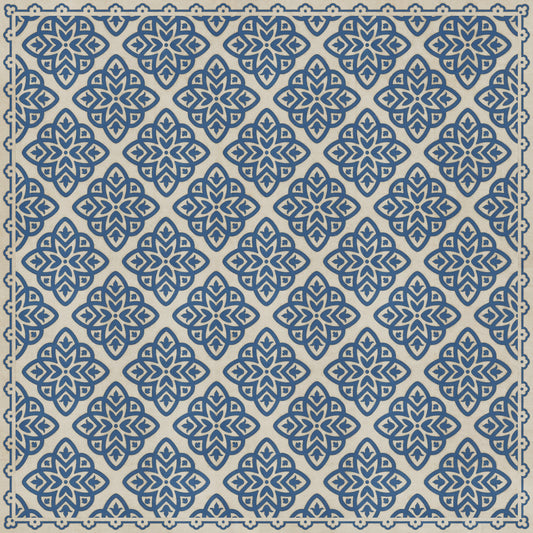 Pattern 45 Eburneus 60x60 Vintage Vinyl Floorcloth