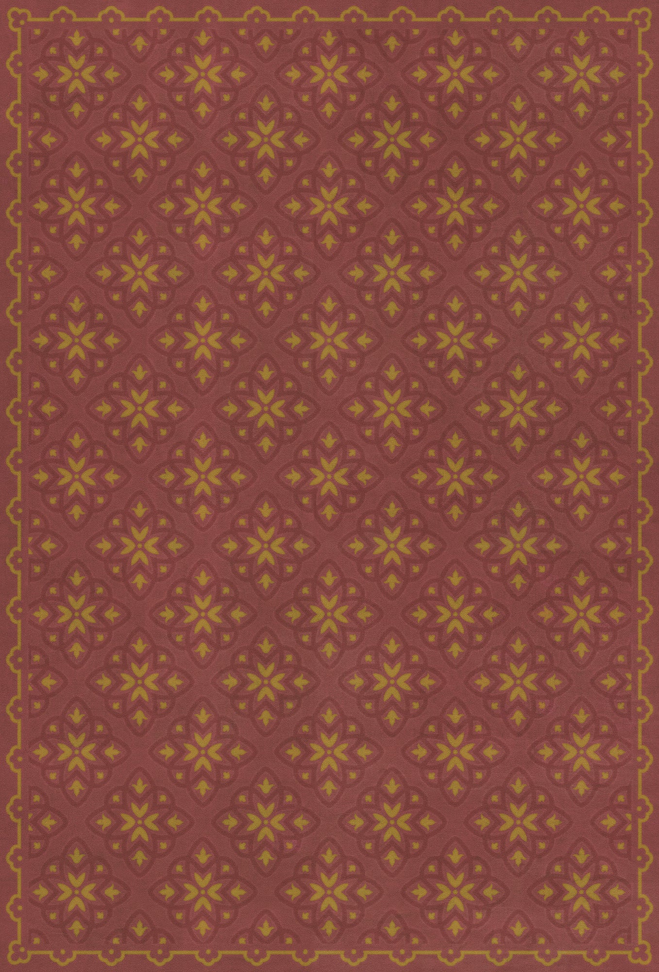 Pattern 45 Miniatus 38x56 Vintage Vinyl Floorcloth