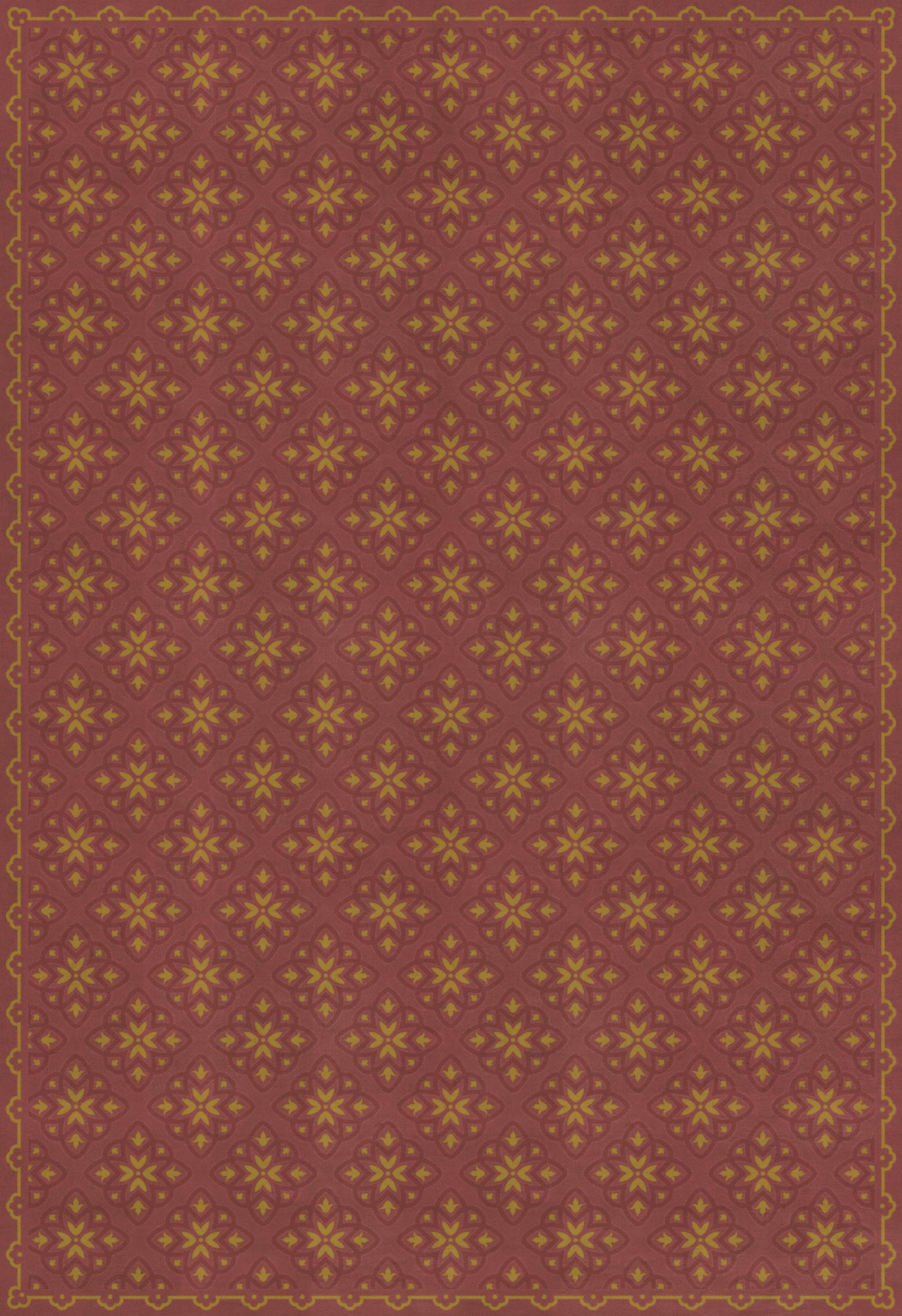 Pattern 45 Miniatus 120x175 Vintage Vinyl Floorcloth