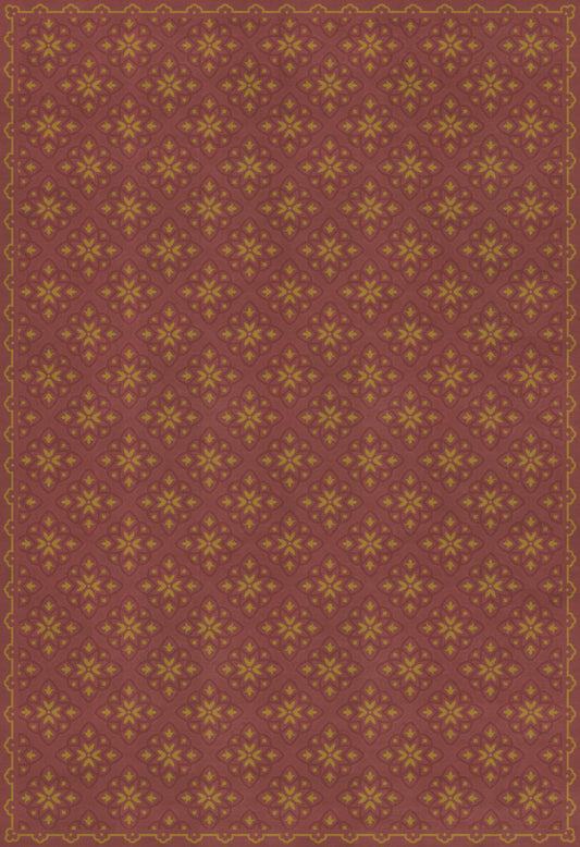 Pattern 45 Miniatus 120x175 Vintage Vinyl Floorcloth