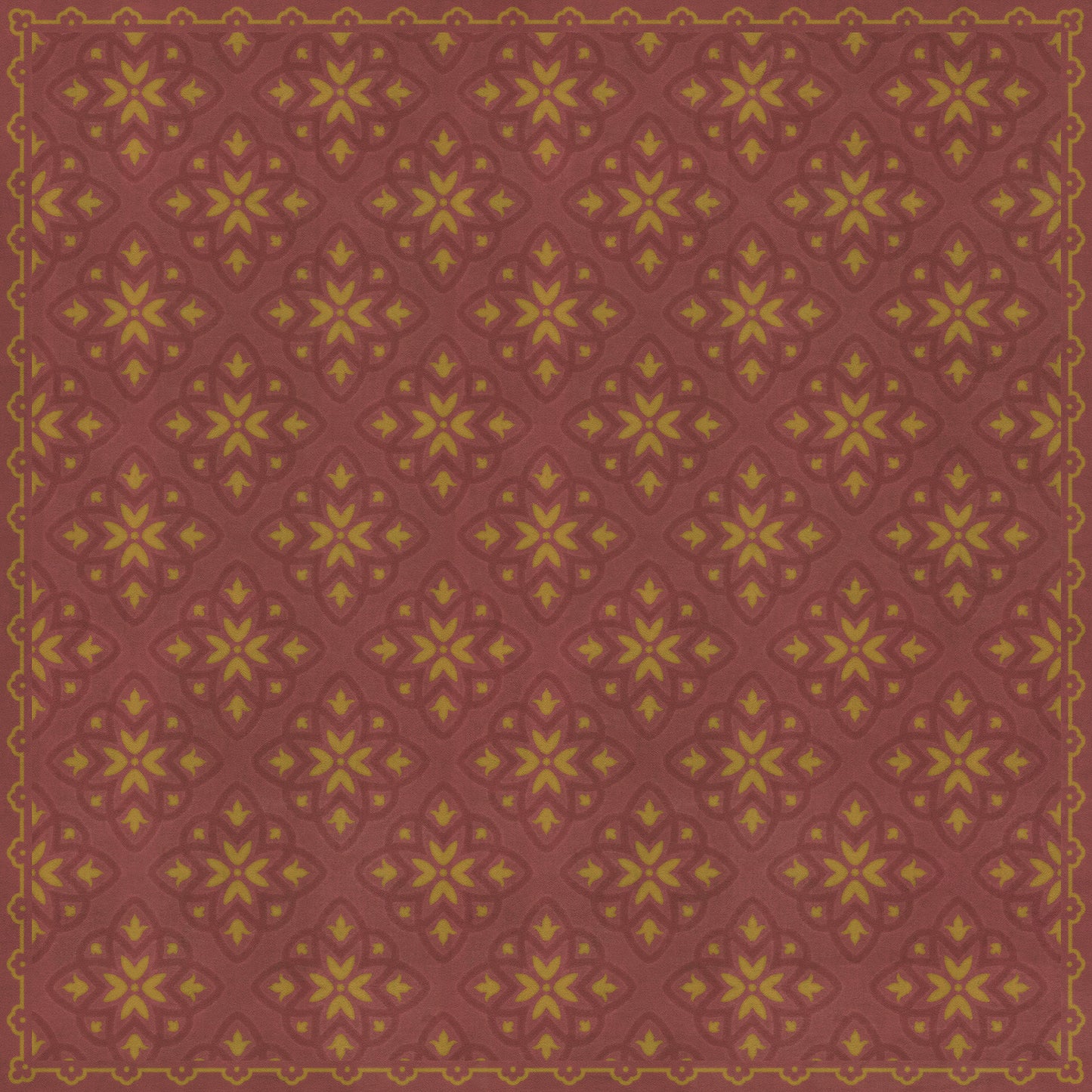 Pattern 45 Miniatus 72x72 Vintage Vinyl Floorcloth