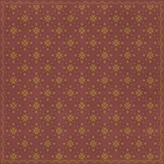 Pattern 45 Miniatus 120x120 Vintage Vinyl Floorcloth
