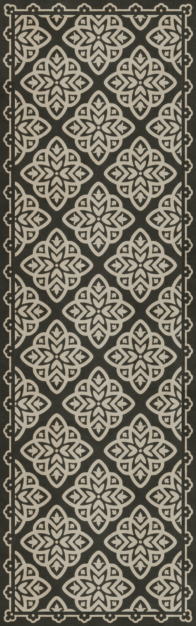 Pattern 45 Nitritus 36x115 Vintage Vinyl Floorcloth