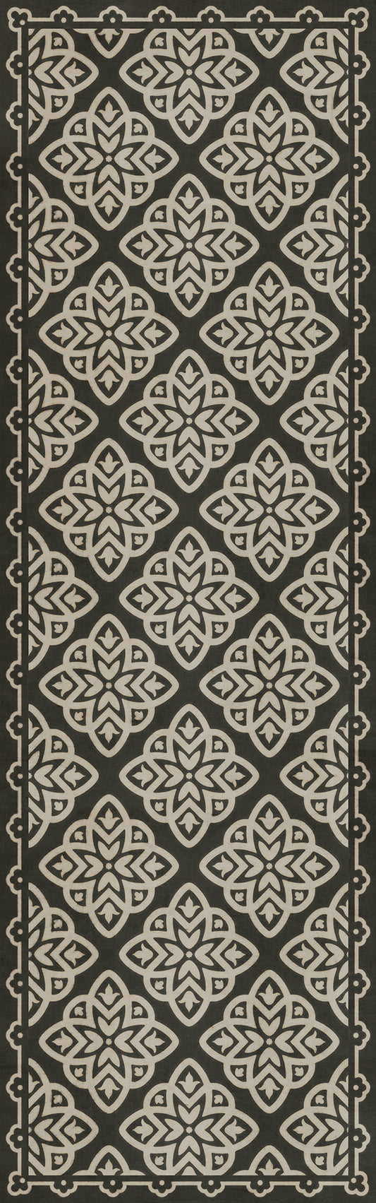 Pattern 45 Nitritus 36x115 Vintage Vinyl Floorcloth