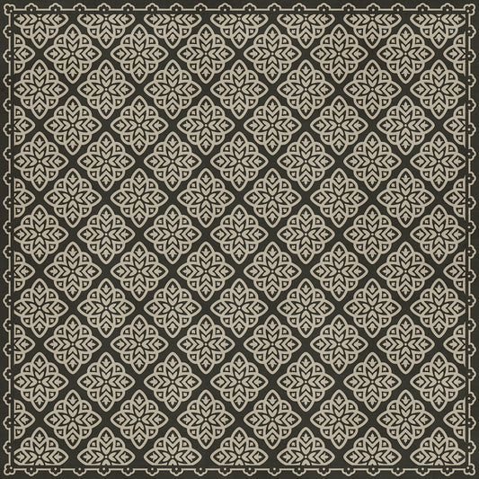 Pattern 45 Nitritus 120x120 Vintage Vinyl Floorcloth