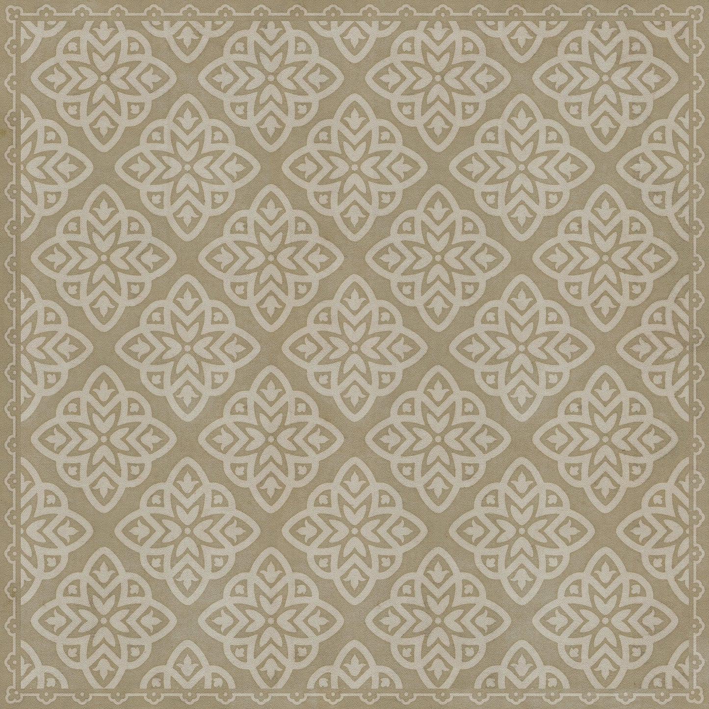 Pattern 45 Niveus 48x48 Vintage Vinyl Floorcloth