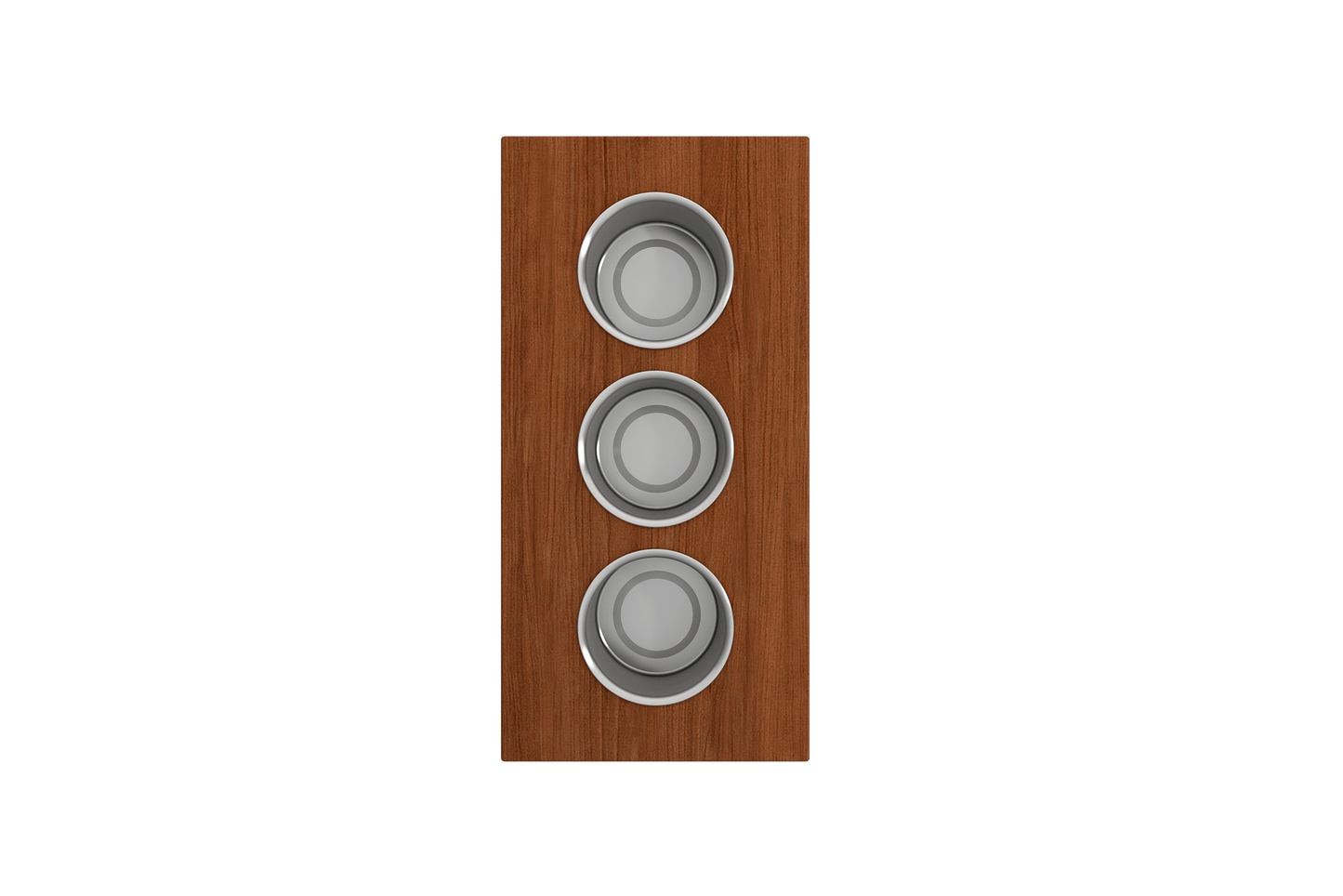 Prep Board Set for Workstation Sinks with 3 Round Stainless Steel Bowls