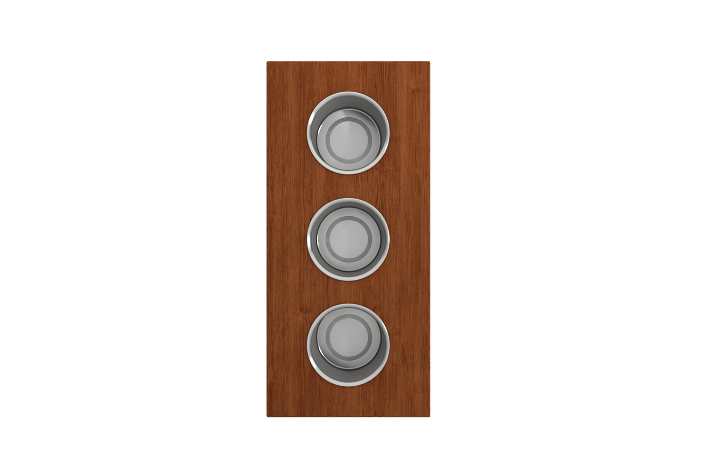 Prep Board Set for Workstation Sinks with 3 Round Stainless Steel Bowls