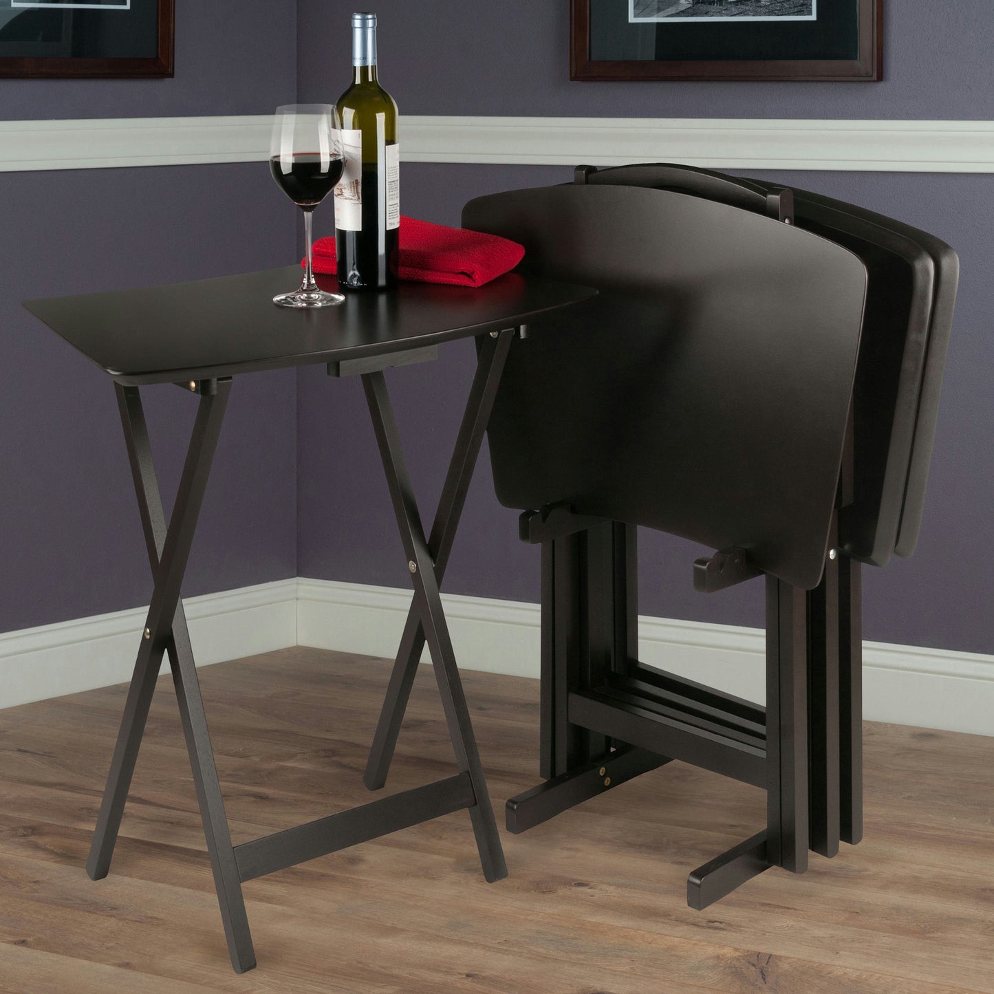 Anila 5-Pc Snack Table Set, Coffee