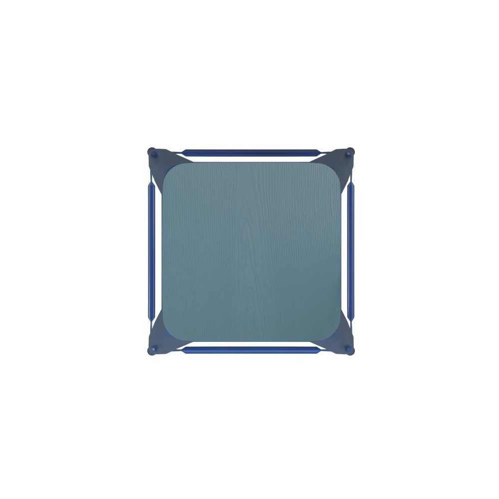 24" Blue Stool-Teal Blue Seat