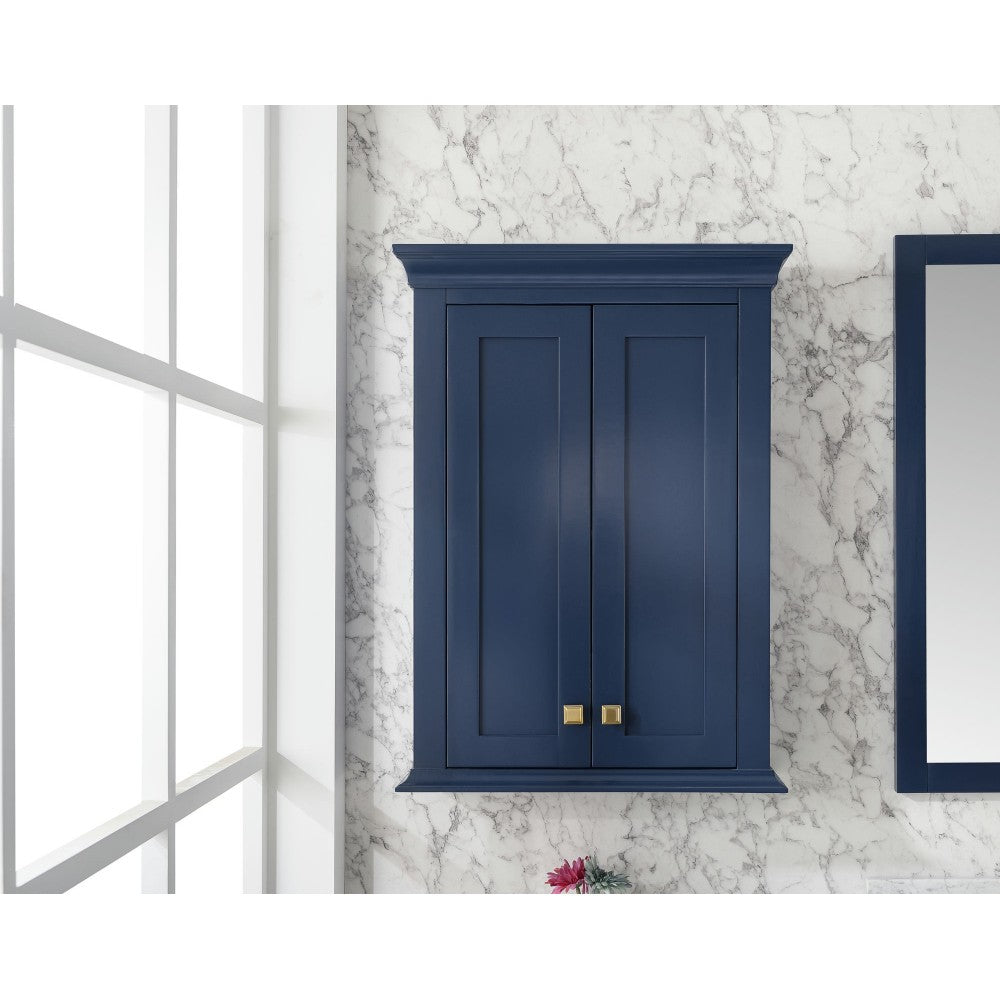 24" Blue Toilet Topper Cabinet