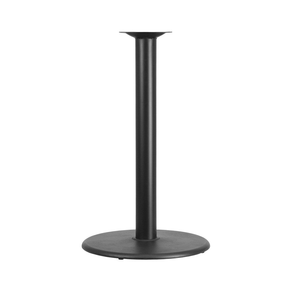 24'' Round Restaurant Table Base with 4'' Dia. Bar Height Column