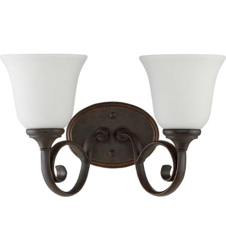 Barrett Place 2 Light Vanity in Mocha Bronze, 24202-MB-WG