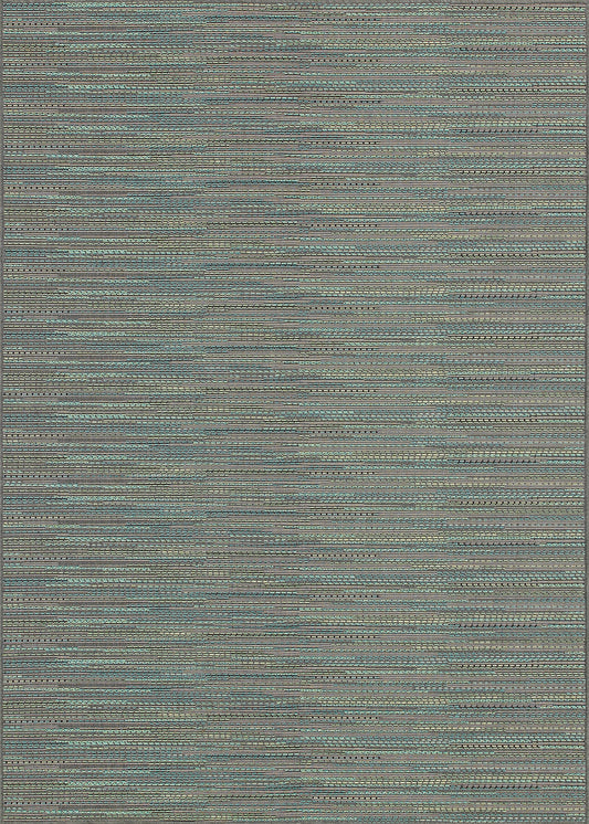 Couristan Monaco Larvotto Blue-Multi Rug 5'3" x 7'6"