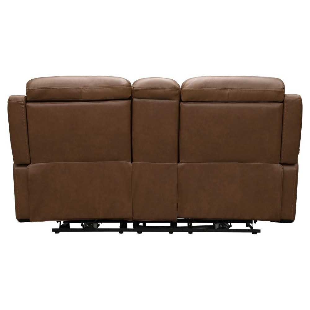24PH-3664 Sedrick Power Reclining Console Loveseat, Spence Caramel