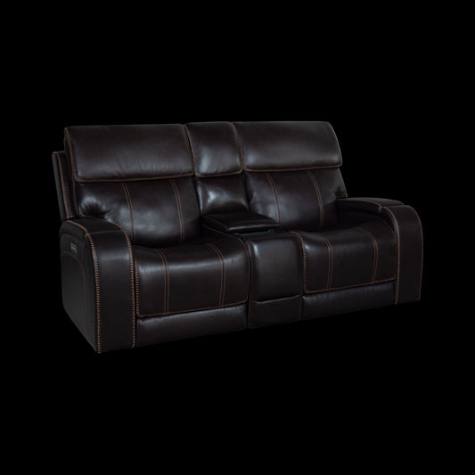 24PHL-1188 Glenwood Loveseat Console, Rainer Walnut