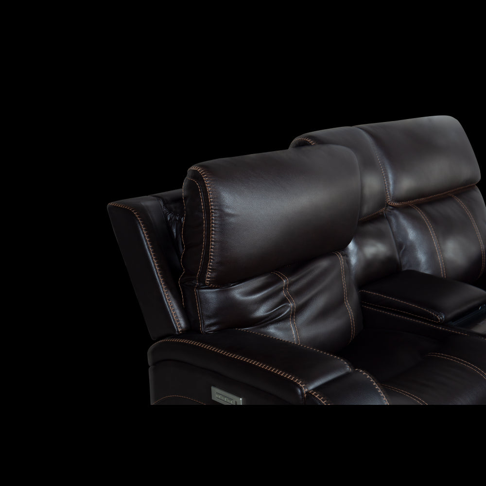 24PHL-1188 Glenwood Loveseat Console, Rainer Walnut