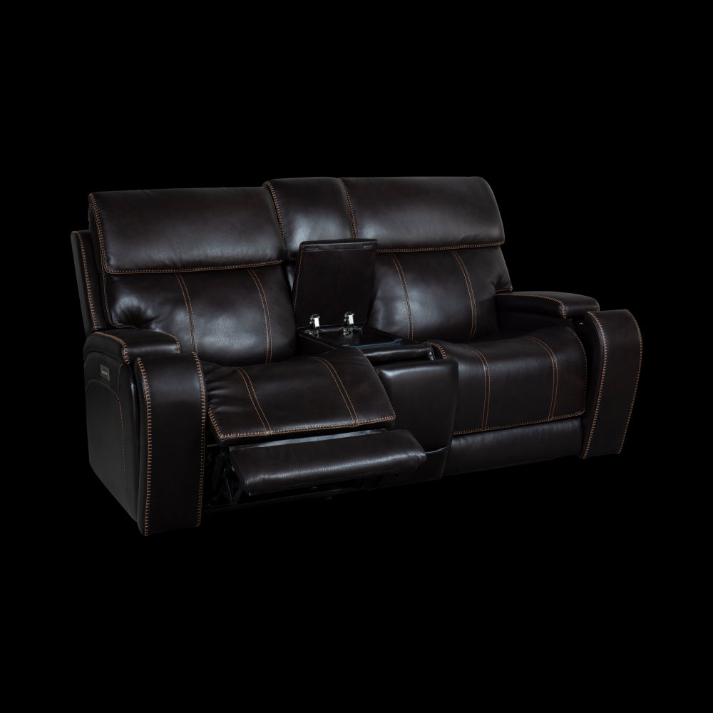 24PHL-1188 Glenwood Loveseat Console, Rainer Walnut
