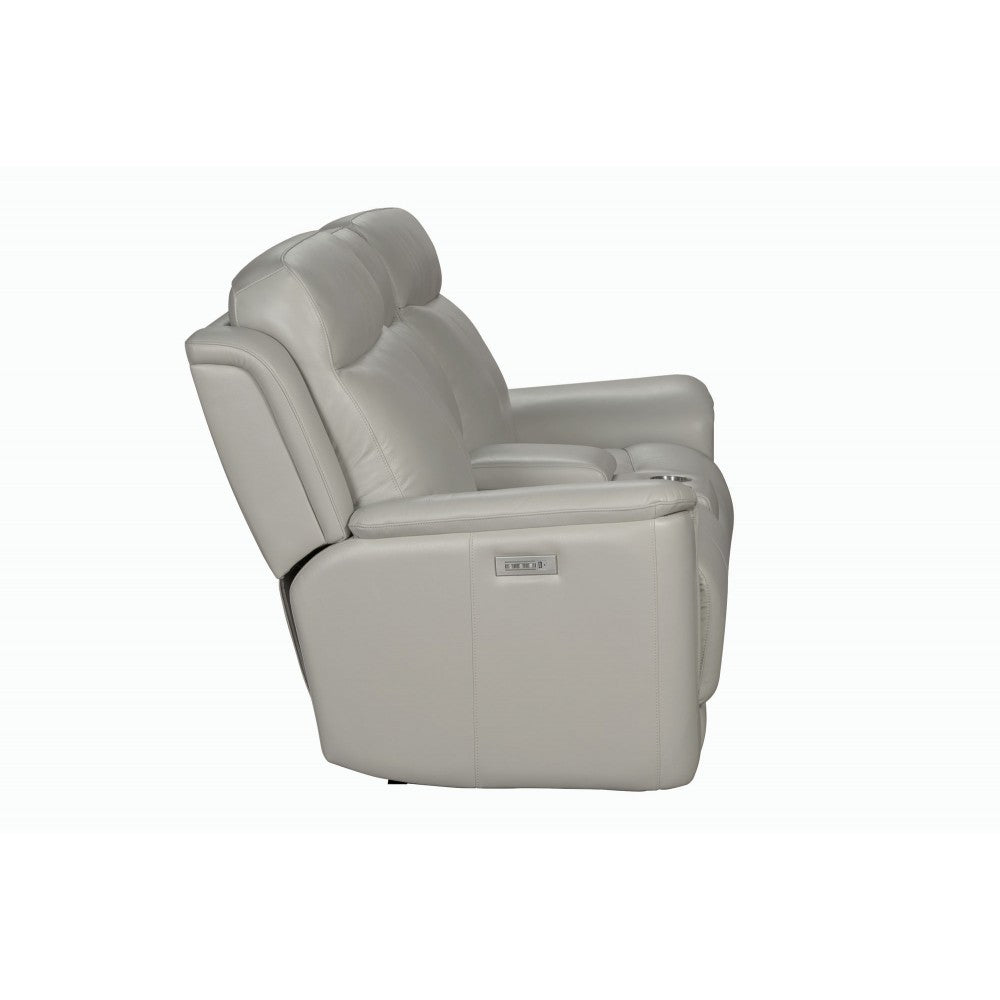 24PHL-3704 Burbank Power Reclining Console Loveseat, Laurel Cream
