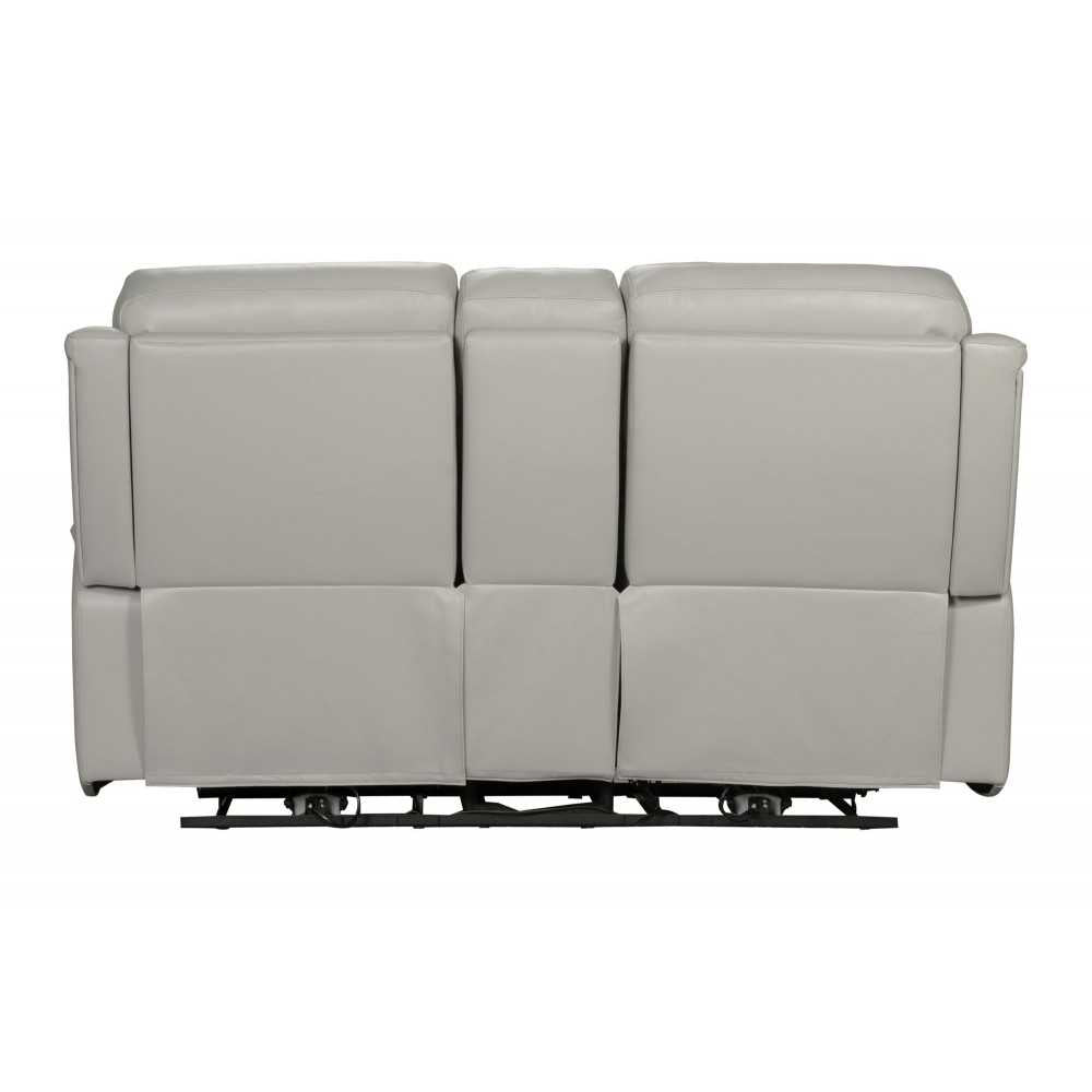 24PHL-3704 Burbank Power Reclining Console Loveseat, Laurel Cream
